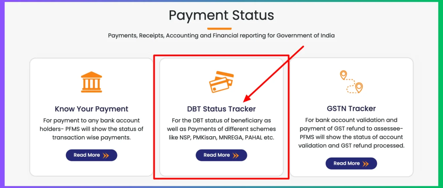 NREGA Payment Status Check on PFMS